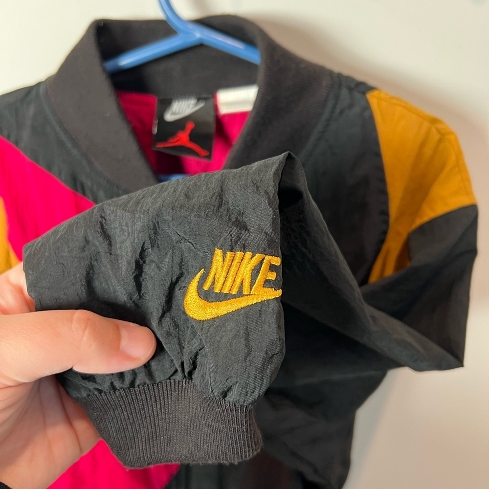 Vintage 1992 Nike Michael Air Jordan Jumpman Windbreaker Jacket Medium Kids 5-6 - Picture 4 of 8